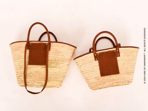Woven Straw Tote Bag - Chic Summer and Beach Women handbag